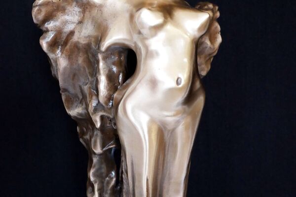 Iro-Engelin, 34 x 20 cm, Bronze